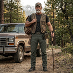Veylor | Tactical Cargo Pants for Men - Water Resistant Multi Pocket Fit-Tactical Cargo Pants-Black-S-Camoufit