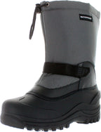 Men's Waterproof Snow Boots – Insulated Winter Boots with Rubber Grip Sole & Drawcord, EU 39–46 – Zipari