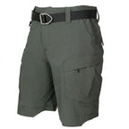 Vireon | Tactical Shorts for Men - All Terrain Quick Dry Rip Stop 8 Pocket Stretch Cargo Fit-Tactical Shorts-Army Green-30W-Camoufit