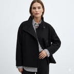 Luna | Elegant Short Faux Wool Coat For Women