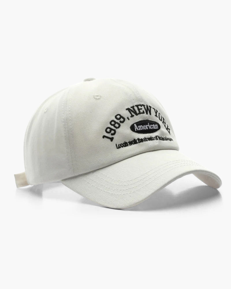 Ravello | Baseball Cap for Men - Curved Brim Embroidered Adjustable Casual Everyday Fit-Men's Cap-White-Camoufit