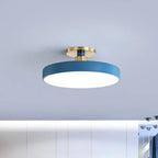 LED Ceiling Lamp in Nordic Style – Modern Round Flush Mount Ceiling Light for Bedroom & Kids Room, 12 to 19 in, 6 Colors – NordicaGlow