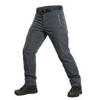 Valerio | Tactical Pants for Men - UPF 50 Waterproof Quick Dry Polyester Slim Multi Pocket Fit-Tactical Pants-Grey-28W/30L-Camoufit