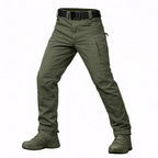Solano | Tactical Pants for Men - Stretch Cotton Blend 8 Pocket Cargo Urban Relaxed Fit-Tactical Cargo Pants-Army Green-28W/30L-Camoufit