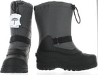 Men's Waterproof Snow Boots – Insulated Winter Boots with Rubber Grip Sole & Drawcord, EU 39–46 – Zipari
