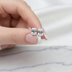 Alviera | Emerald Stud Earrings for Women - Timeless Sparkling Delicate Elegant Fit-Earrings-Silver-Camoufit