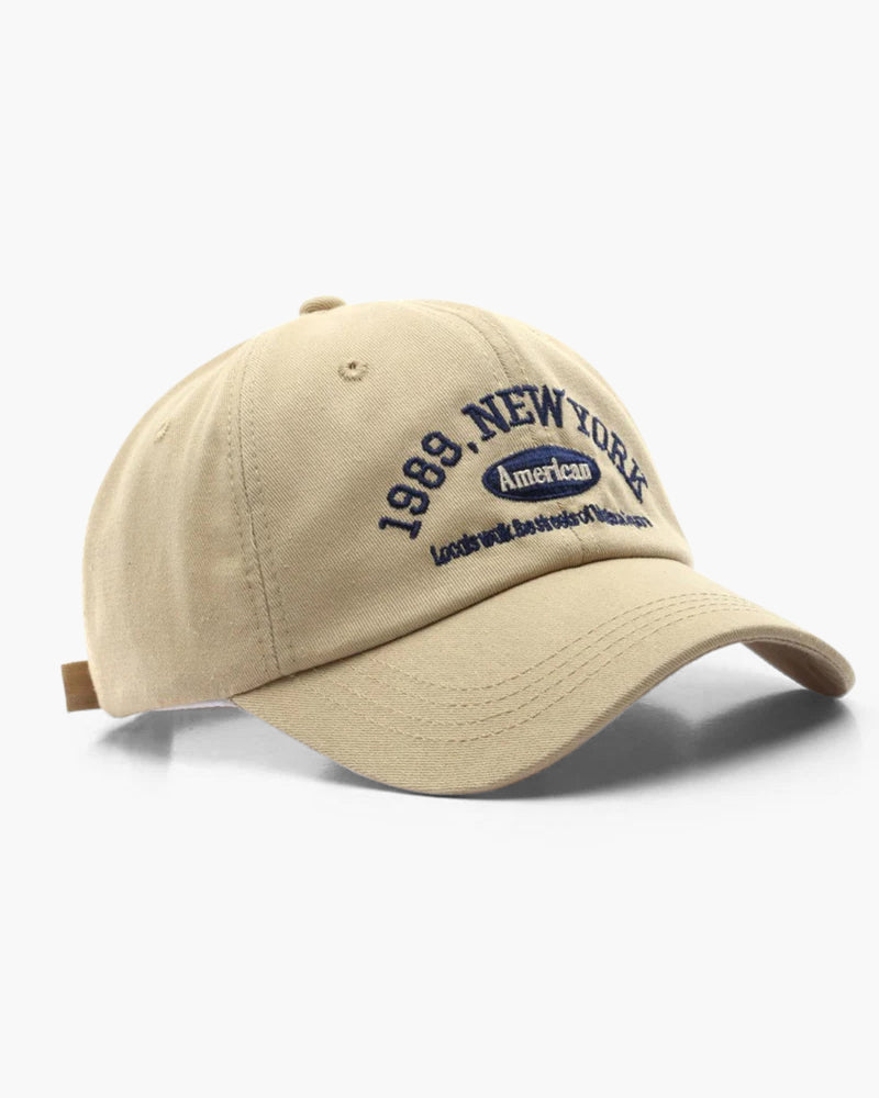 Ravello | Baseball Cap for Men - Curved Brim Embroidered Adjustable Casual Everyday Fit-Men's Cap-Beige-Camoufit
