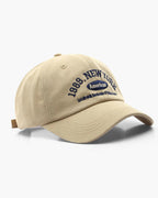 Ravello | Baseball Cap for Men - Curved Brim Embroidered Adjustable Casual Everyday Fit-Men's Cap-Beige-Camoufit