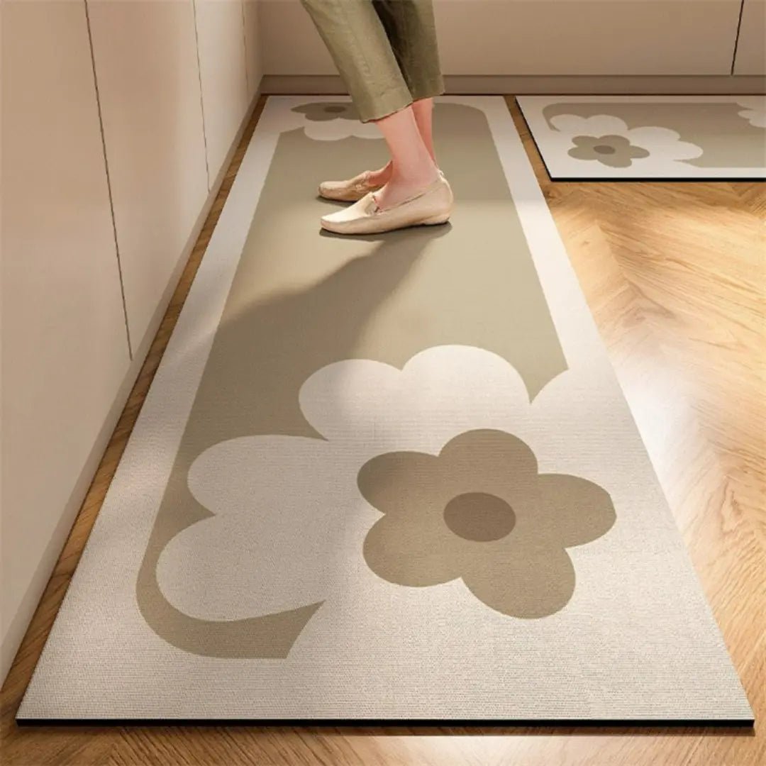 Comfort Kitchen Rug with Absorbent Non-Slip Surface
