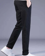 Men's Quick-Dry Stretch Pants – Lightweight Active Comfort Fit-men's sweatpants-Dark Blue-M-