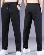 Men's Quick-Dry Stretch Pants – Lightweight Active Comfort Fit-men's sweatpants-Dark Blue-M-