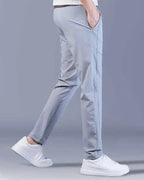 Men's Quick-Dry Stretch Pants – Lightweight Active Comfort Fit-men's sweatpants-Dark Blue-M-