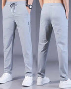 Men's Quick-Dry Stretch Pants – Lightweight Active Comfort Fit-men's sweatpants-Dark Blue-M-