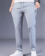 Men's Quick-Dry Stretch Pants – Lightweight Active Comfort Fit-men's sweatpants-Dark Blue-M-