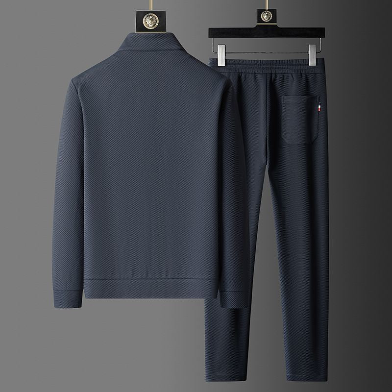 Men's Premium Tracksuit Set – Athletic Slim Comfort Fit-Men's Tracksuit-Black-XS-