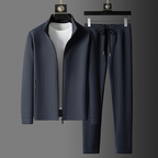 Men's Premium Tracksuit Set – Athletic Slim Comfort Fit-Men's Tracksuit-Royal Navy-XS-