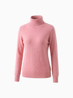 Althea Women's Turtleneck Sweater – Soft Elegant Winter Style-Women's Turtleneck Sweater-Black-S-Camoufit