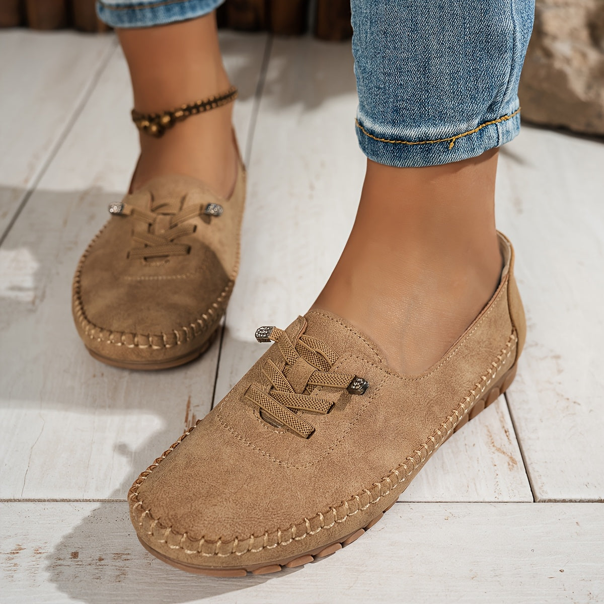 Elira | Women's Comfort Loafers – Lightweight Everyday Support Fit-Women's Flats-option1]-5-