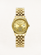 Alévia | Quartz Watch for Women - Zirconia Gold-Tone Elegant Design-Watches-Camoufit