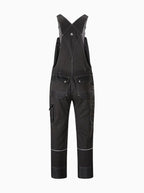 Atlas Men's Heavy-Duty Work Bib Overalls-Men's Overalls-CAMOUFIT-Black-S-Camoufit