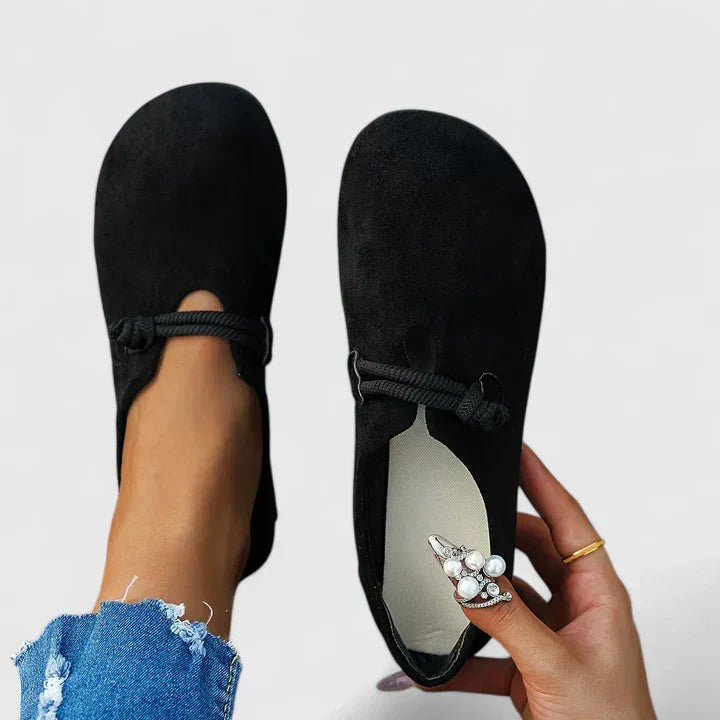 Orvella | Women's Orthopedic Loafers – Breathable Support Comfort Fit-Women's Loafers-Black-4-