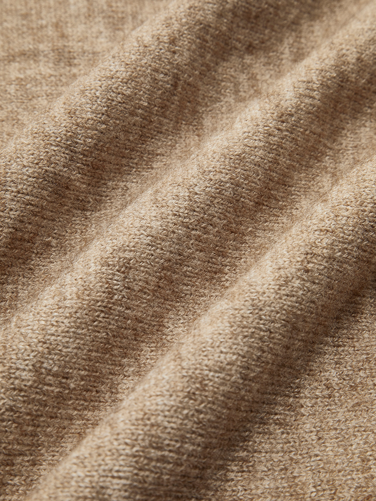 Women's Knit Turtleneck Lounge Set – Soft Wide Leg Relaxed Fit-Women's Two Piece Sets-Beige-S-