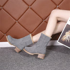 Solis | Boots for Women | Faux Shearling Cuff Ankle Style