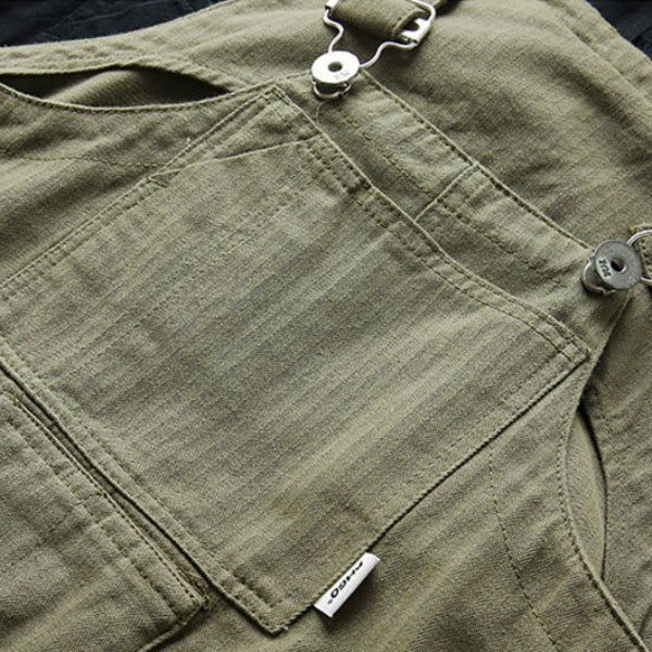 Baggy Big Pockets Workwear Overalls-Jumpsuits & Overalls-CAMOUFIT-Army Green-XS-Camoufit