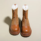 Luméra | Women's Winter Boots – Plush Lined Lug Sole Comfort Fit-Women's Winter Boots-Brown-4-
