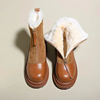 Luméra | Women's Winter Boots – Plush Lined Lug Sole Comfort Fit-Women's Winter Boots-Brown-4-