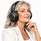 Wireless Headphones – Foldable Over-Ear Bluetooth Headphones with Active Noise Cancelling, Deep Bass, 30h Battery – SoundFold