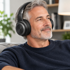 Wireless Headphones – Foldable Over-Ear Bluetooth Headphones with Active Noise Cancelling, Deep Bass, 30h Battery – SoundFold