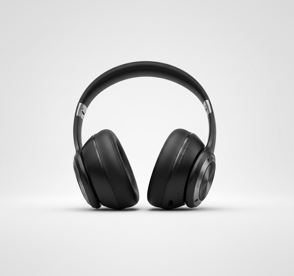 Wireless Headphones – Foldable Over-Ear Bluetooth Headphones with Active Noise Cancelling, Deep Bass, 30h Battery – SoundFold