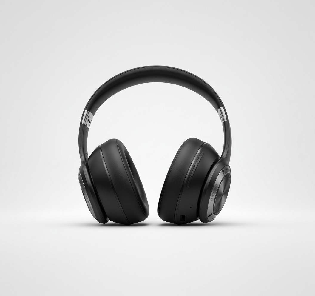 Wireless Headphones – Foldable Over-Ear Bluetooth Headphones with Active Noise Cancelling, Deep Bass, 30h Battery – SoundFold