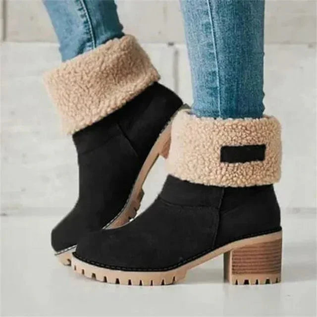 Luna | Winter Boots for Women | Faux Wool Mid-Calf