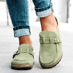 Brynn - Orthopedic Mules-Women's Slippers-Green-4-Camoufit