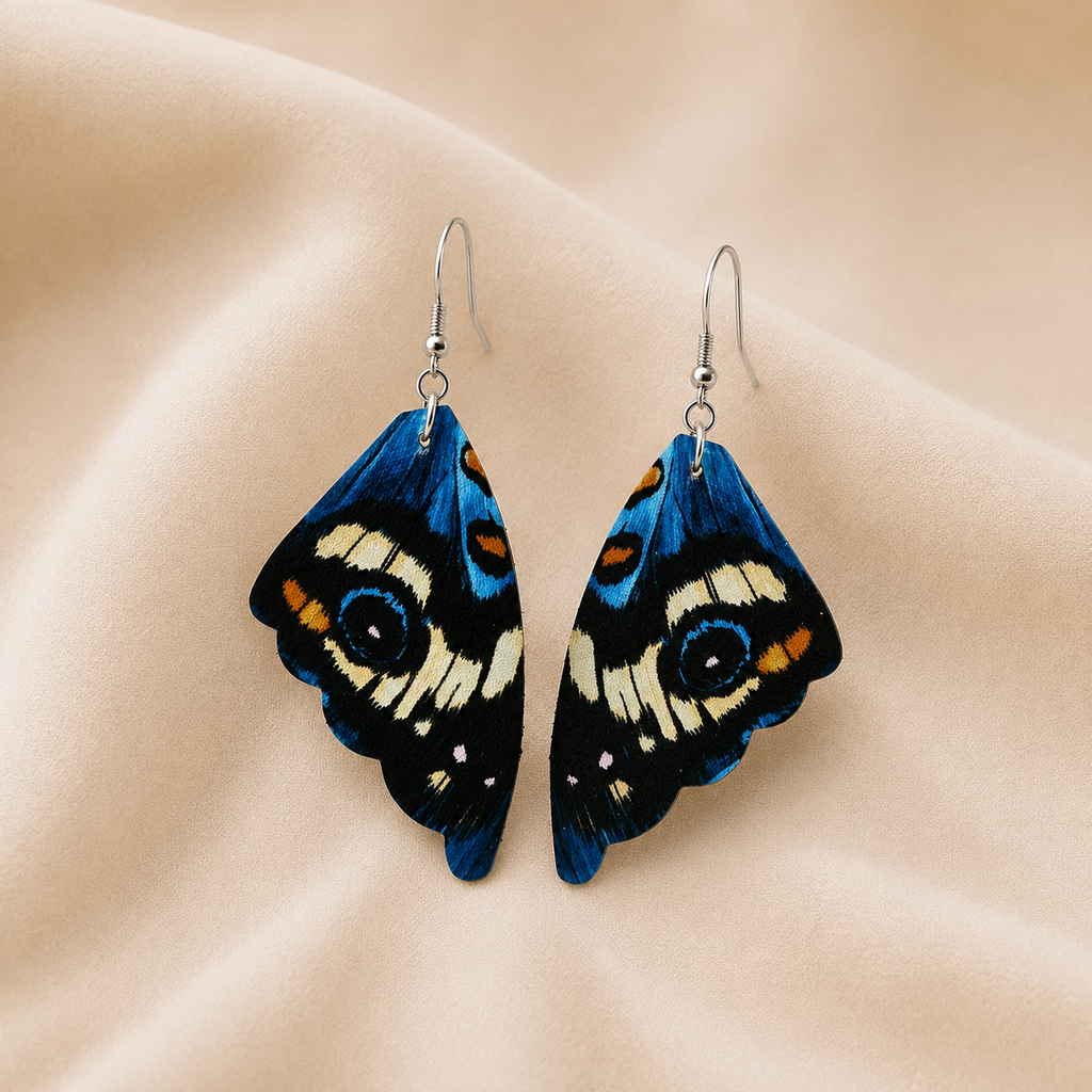 Zarelle | Butterfly Wing Earrings for Women - Vintage Exotic Delicate Elegant Fit-Earrings-Camoufit