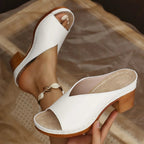 Velina | Women's Platform Sandals – Metallic Block Heel Elegant Fit-Women's Heeled Sandals-Gold-5-