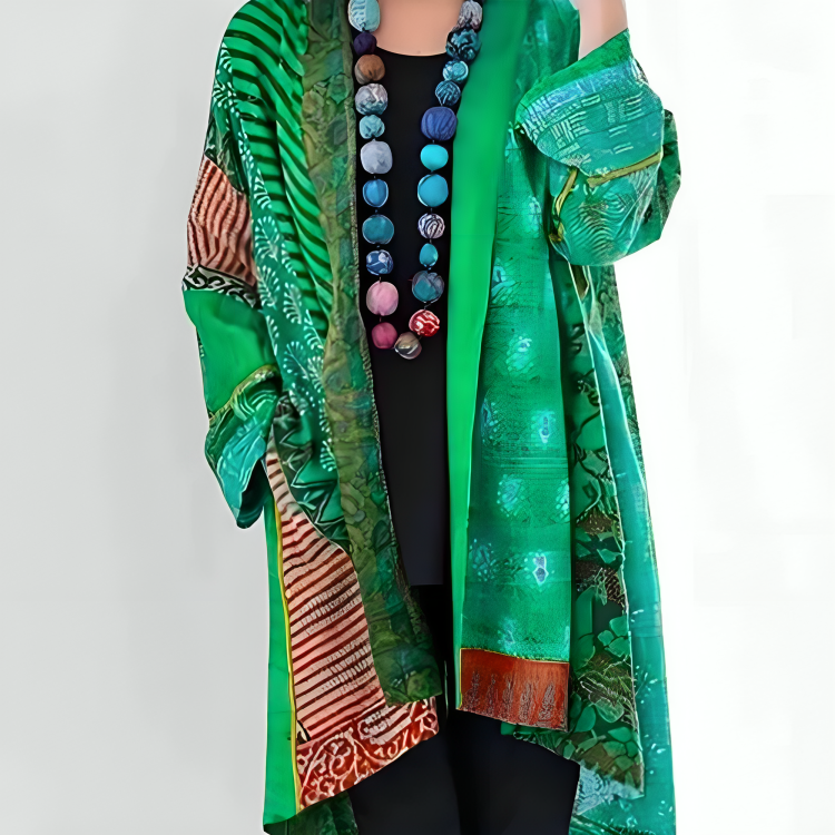 Cleo Stylish Cardigan – Elegant Relaxed Fit-Womens' Winter Cardigan-Green-S-Camoufit