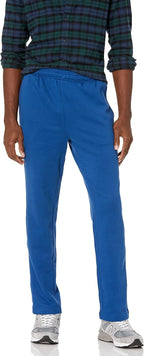 Men's Fleece Sweatpants – Comfortable Relaxed Everyday Fit-men's sweatpants-Blue-S-