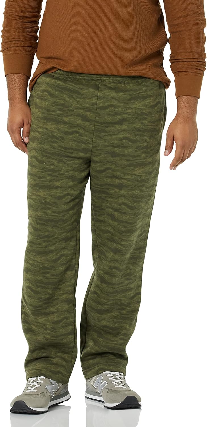 Men's Fleece Sweatpants – Comfortable Relaxed Everyday Fit-men's sweatpants-Black-S-