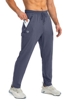 Men's Comfortable Joggers – Tapered Casual Active Fit-men's sweatpants-Steel Blue-S-
