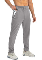 Men's Comfortable Joggers – Tapered Casual Active Fit-men's sweatpants-Light Grey-S-