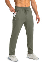 Men's Comfortable Joggers – Tapered Casual Active Fit-men's sweatpants-Olive Green-S-