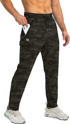 Men's Comfortable Joggers – Tapered Casual Active Fit-men's sweatpants-Green Camouflage-S-