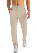 Men's Comfortable Joggers – Tapered Casual Active Fit-men's sweatpants-Brown-S-