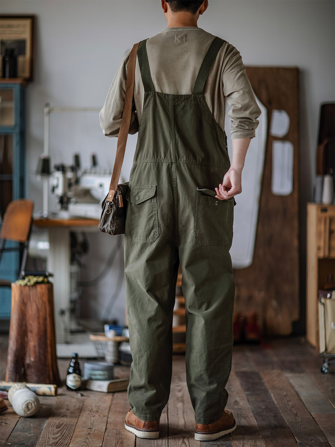 Crafter Bib Overalls-Jumpsuits & Overalls-CAMOUFIT-Camoufit