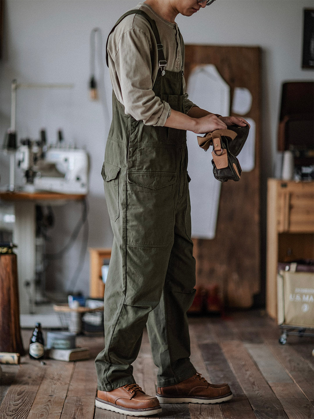 Crafter Bib Overalls-Jumpsuits & Overalls-CAMOUFIT-Camoufit