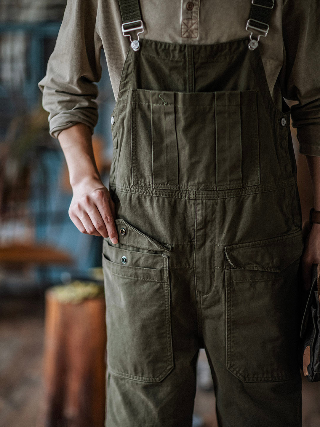 Crafter Bib Overalls-Jumpsuits & Overalls-CAMOUFIT-Camoufit