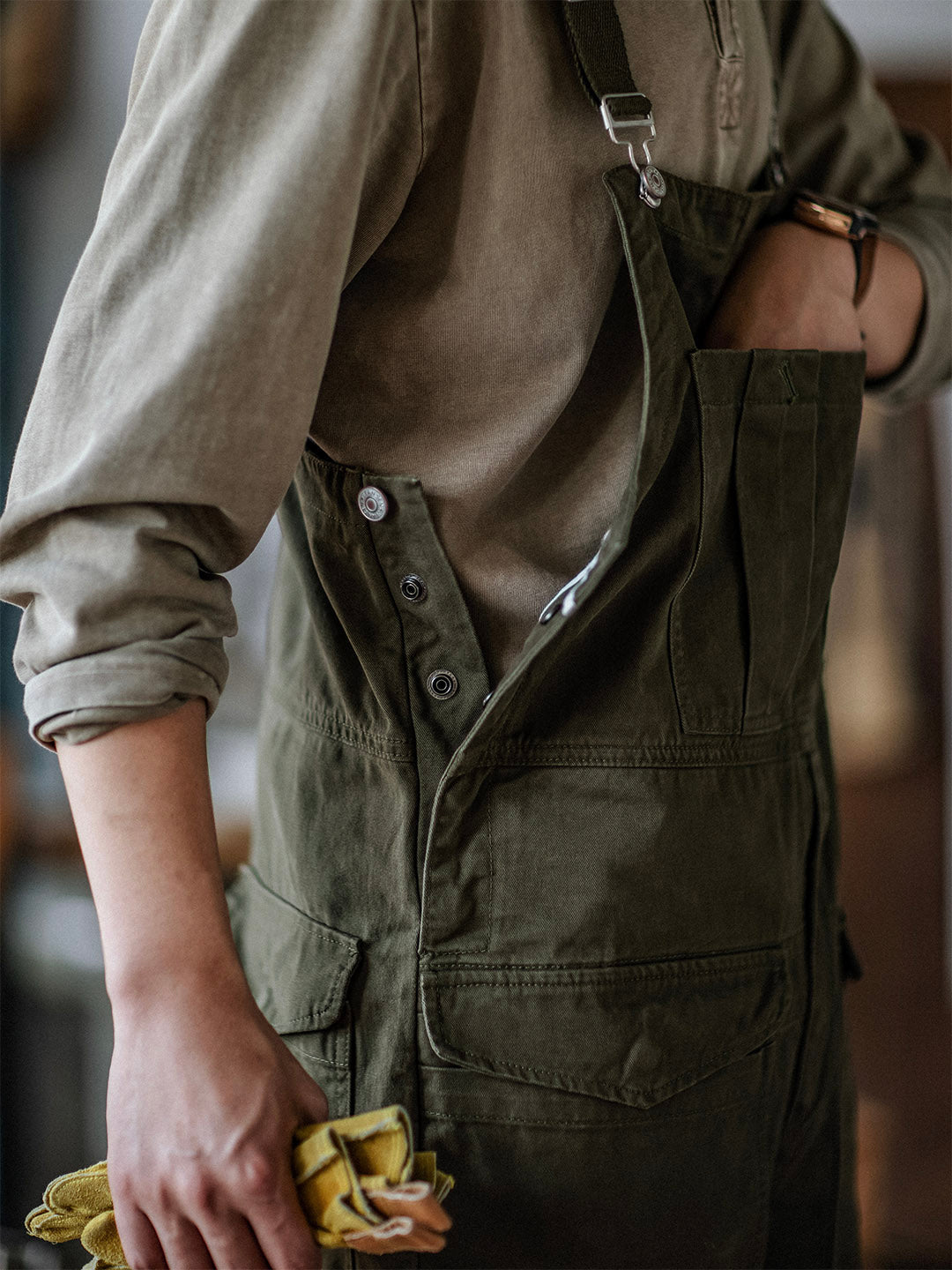 Crafter Bib Overalls-Jumpsuits & Overalls-CAMOUFIT-Camoufit